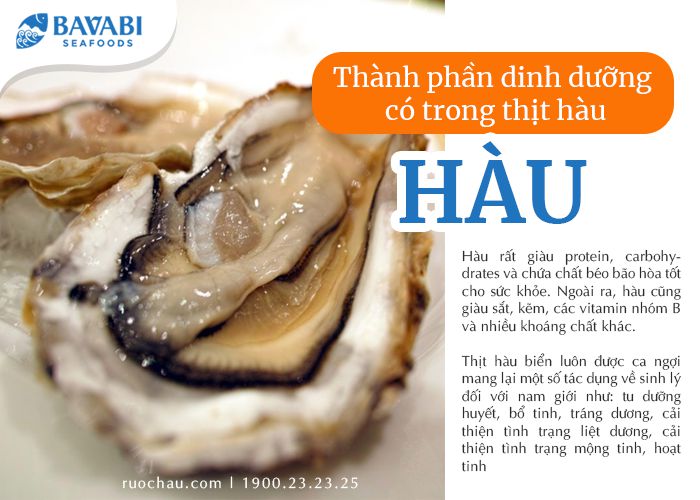 nutritional composition of oysters