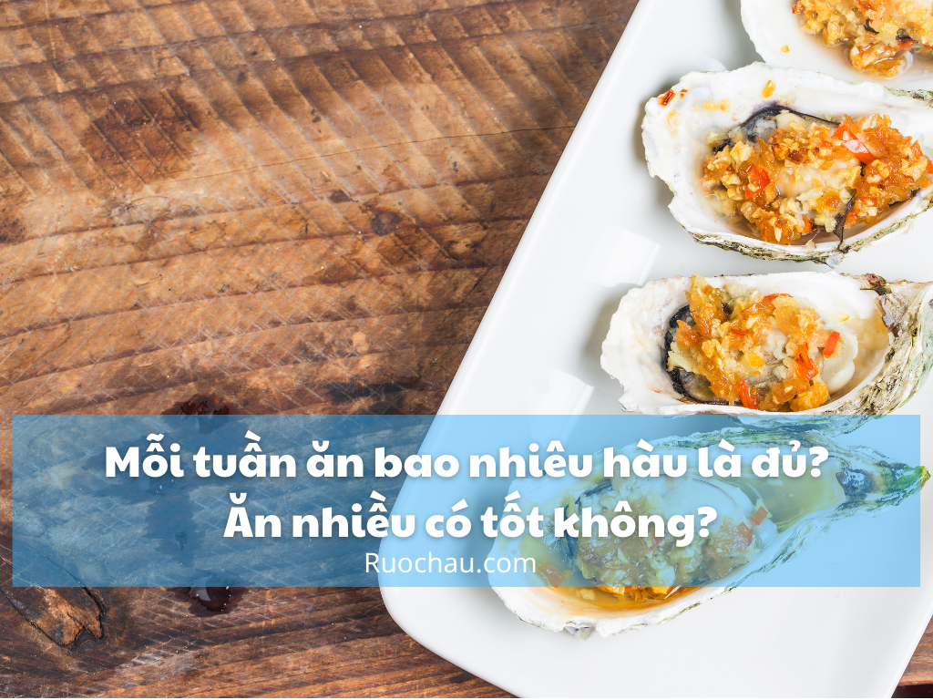 Mỗi tuần ăn bao nhiêu hàu là đủ? Ăn nhiều có tốt không?