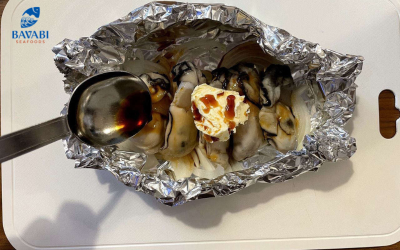 Japanese oysters grilled in foil, delicious like in a restaurant right at home