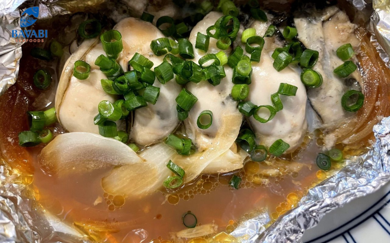 Japanese oysters grilled in foil, delicious like in a restaurant right at home